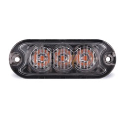 Flash Blitz auto 3 LED-uri LOW PROFILE,  IP69K